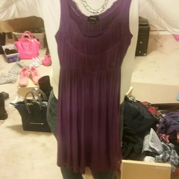 GUESS PURPLE DRESS SIZE S