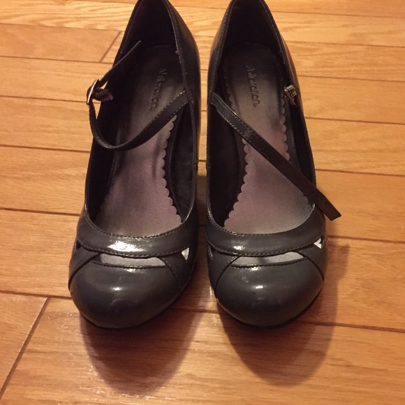 Mary Jane grey shoes