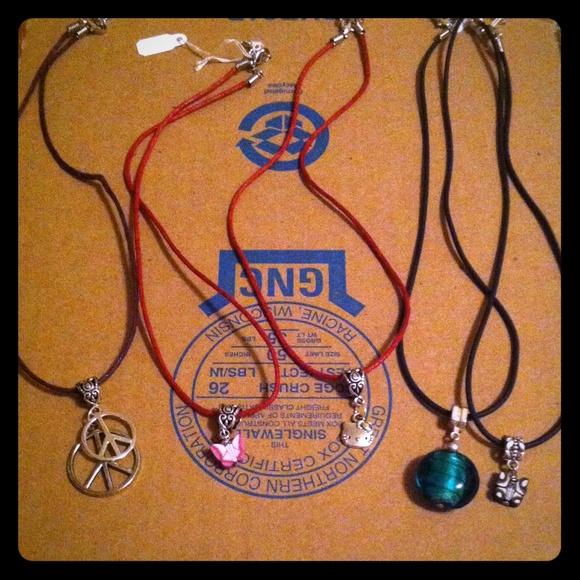 5 necklaces all together