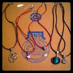 5 necklaces all together