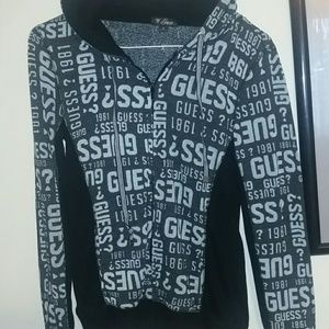 GUESS HOODED ZIP UP