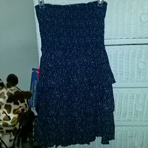 Strapless summer dress
