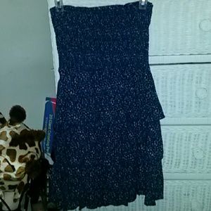 Strapless summer dress