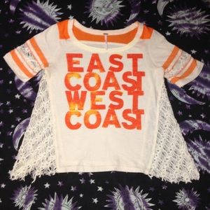 Free People 🌅East Coast West Coast🌄 tee