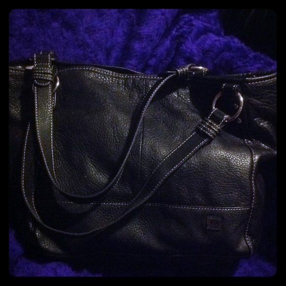 The SAK LEATHER HANDBAG