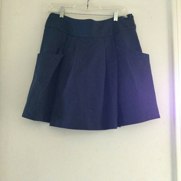 Lacoste Navy Flared Skirt