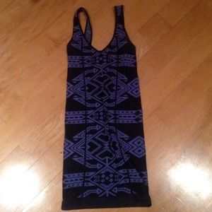 Free people bodycon Aztec dress