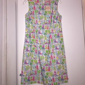 Lilly Pulitzer original print people dress size 4