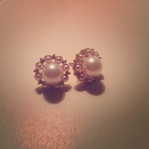 J crew pearl earrings