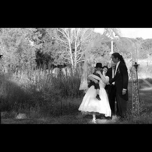 Tea length wedding dress  (ivory)