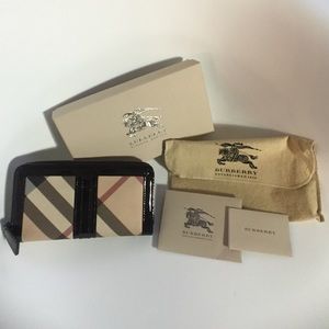 LASTCHANCE "OBO" Burberry Walletw/box dustbag&card