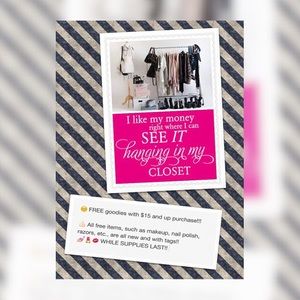 Free products with $15 and up purchase!!!