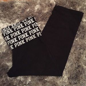 Victoria's Secret pink leggings