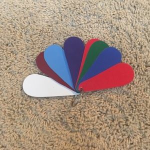 Color sheets for cleats