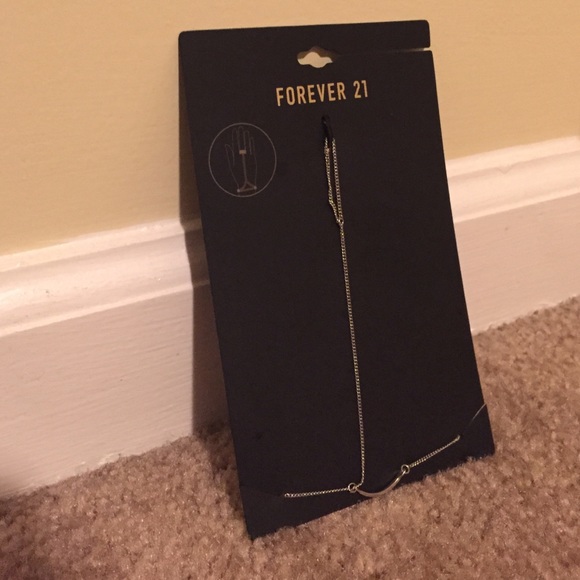 Forever 21 Jewelry - Curved Charm Hand Chain