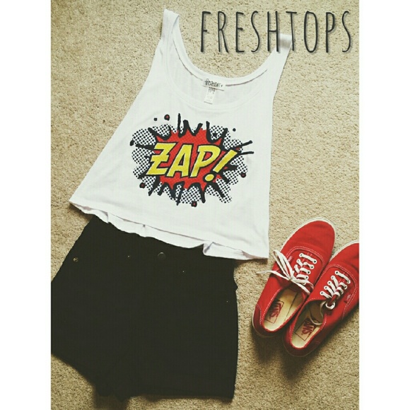 ?? Freshtops tank top/crop top NWOT