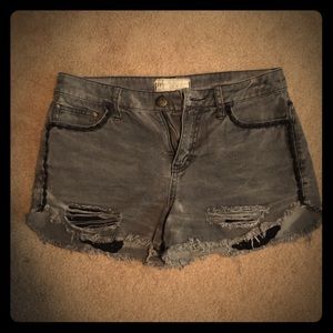 Free People high waisted cut offs!!