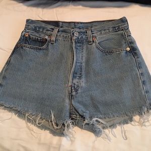 Vintage Levi's cutoff high-waisted 501 shorts
