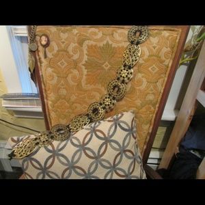 Last chance! Gold Toned Metal Waist Belt