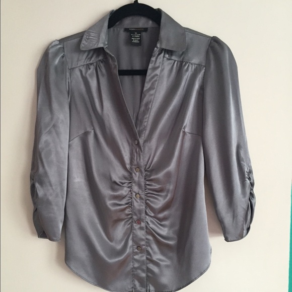Silver blouse