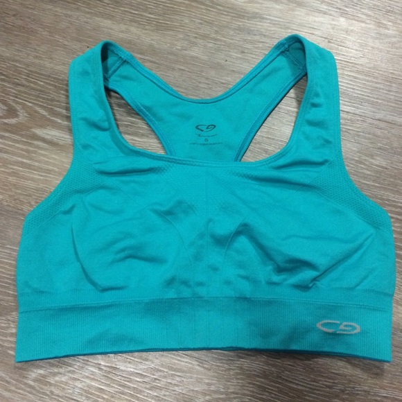Teal Champion Seamless Sports Bra