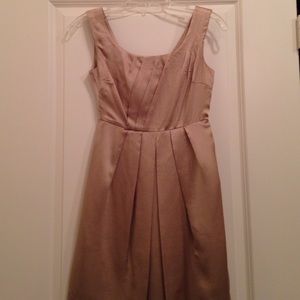 Gold cocktail dress!