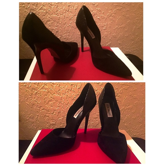 Steve Madden Black Pointed Heel