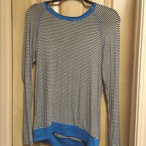 Kut From The Kloth Striped Long Sleeve Top