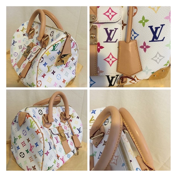 🔴Sold🔴Auth Speedy 30 Multicolored Louis Vuitton - Picture 4 of 4