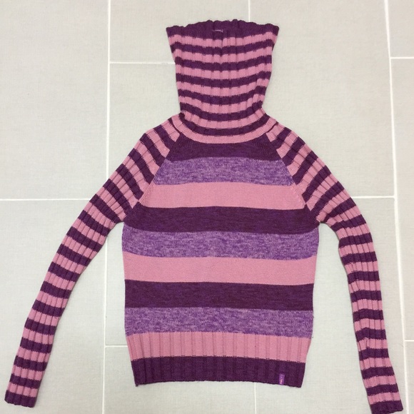 Turtleneck sweater.