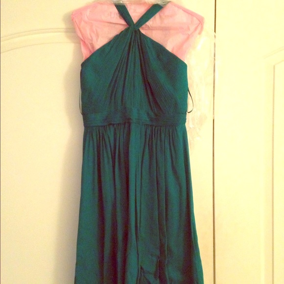 J.Crew Lexie Dress in Peacock. Silk tafetta