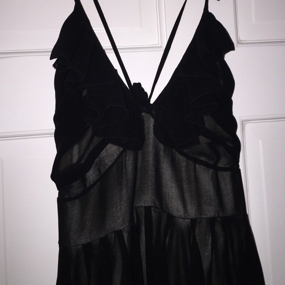 Black flowy dress