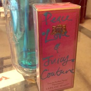 Juicy Couture Peace Love and Juicy Perfume in box