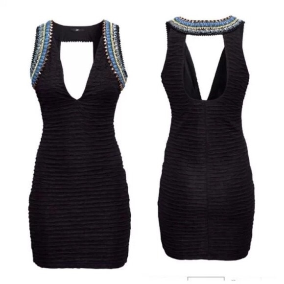 Dress with Embellished Embroidery