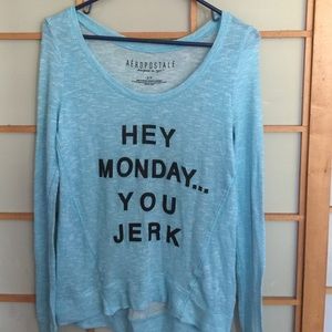 Super Soft baby blue Aeropostale Sweater