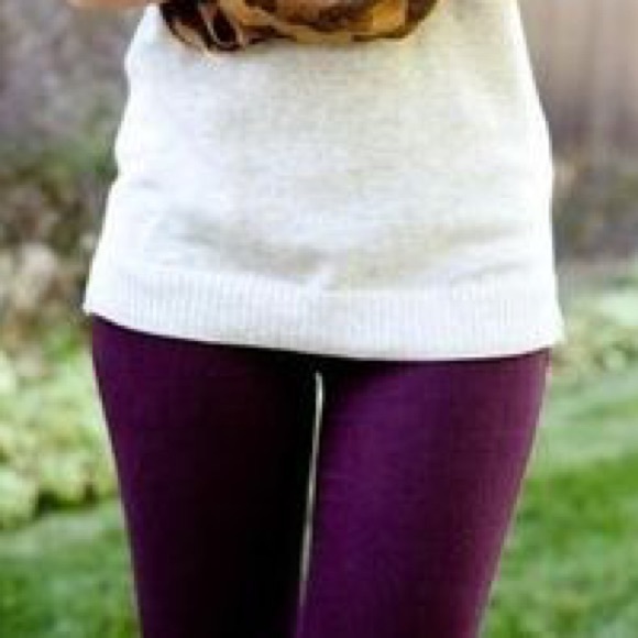 Eggplant Skinny Jeans