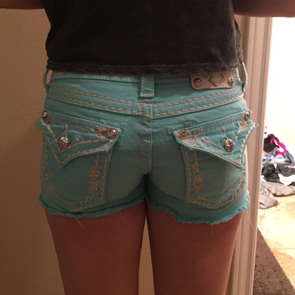 Aqua miss me shorts ❤️not for sale❤️