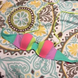 VS color block bikini top