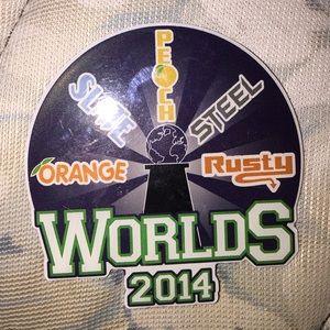 Double Pronged Stingray Allstars Worlds 2014 Pin