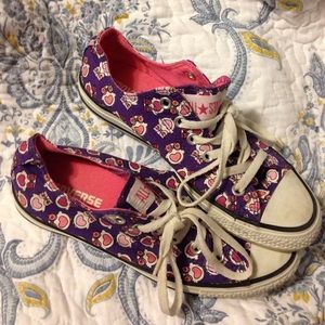 purple owl converse