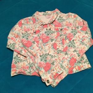 Floral Jean Jacket