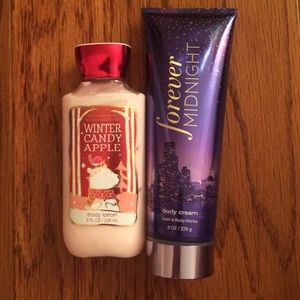 Bath and body works body lotions