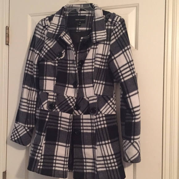 Jackets & Blazers - Black/white peacoat