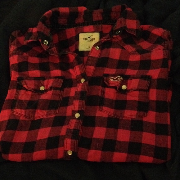 Hollister long sleeved flannel