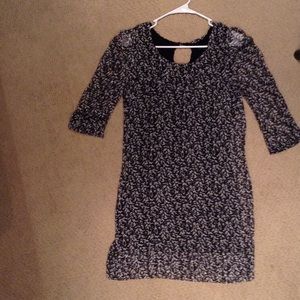 Fall/Winter black and white dress