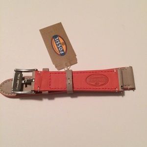 NWT Fossil Band Coral Color