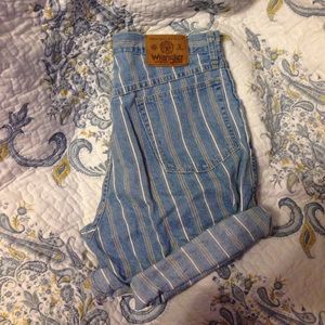 high waisted "mom" shorts