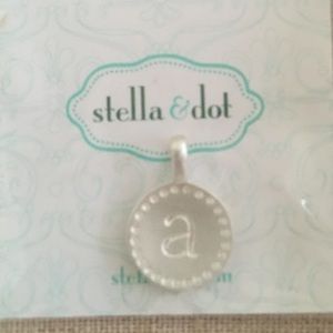 New silver "a" initial