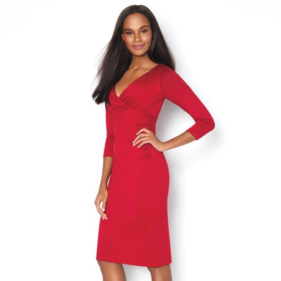 Avon Women's Surplice Body Illusions Dress