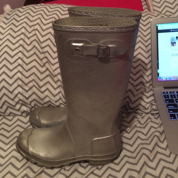 Silver Hunter Boots
